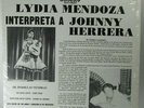 Lydia Mendoza - Lp - Interpreta a Johnny Herrera - Tejano Latin Chicano Folk