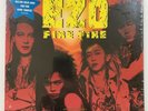 EZO : FIRE FIRE LP sealed NOS 1989 GEFFEN RECORDS HEAVY METAL Hype Sticker Promo