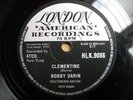 BOBBY DARIN, CLEMENTINE / DOWN WITH LOVE, VERY RARE 1959 UK LONDON 78 RPM RECORD