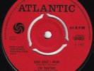60s R&B Soul THE DRIFTERS baby what I mean 1966 UK Atlantic 7