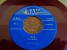 The Crows, Gee, Rama # 5, vg+, red wax