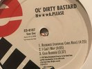 Rare OL' DIRTY BASTARD NIGGA PLEASE LP ALBUM CLEAN VERSION  PROMO WU-TANG CLAN