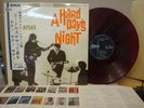 THE BEATLES / A HARD DAY'S NIGHT, RED WAX JAPAN ORIG. 1964 ODEON LP w/OBI EX+