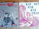 'Rat Music for Rat People' Vol. 1 & 2 Vinyl Albums American Punk Compliations
