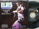 Elvis Presley - America the Beautiful / My Way - RARER USA Picture Sleeve + 45