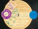 MAYOL sur le bassin des tuileries / la paimpolaise RARE DISQUE 78 tours RPM APGA