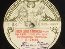 FRANCISCO VIGNAS i maestri cantori di norimberga DISQUE 78 tours RPM FONOTIPIA