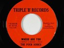 Northern/Sweet Soul 45 - Four Sonics - Where Are You - Triple B - VG++ mp3