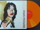 ROLLING STONES EMOTIONAL TATTOO ORANGE VINYL 1 LP WARHOL COVER VERY RARE
