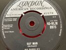 Bo Diddley London Records 45 HL-M 8975 Say Man/ Clock Strikes Twelve VG+