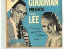 PEGGY LEE: Benny Goodman Presents US 1954 Columbia B-1636 45 EP