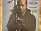 Jimmy Heath ?– Triple Threat - 1962 US Vinyl LP - Very Good (VG+/VG+) - RLP400