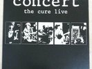 Cure Concert The Cure Live  LP Robert Smith Goth Japan Promo White Label Vinyl