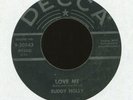 BUDDY HOLLY Love Me on Decca Rockabilly 45 Hear