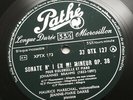 MAURICE MARECHAL Brahms cello sonatas french 1952 pathe DTX 127 NO COVER FD LP