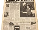 LP 12' - JETHRO TULL - THICK AS A BRICK NEWSPAPER 1972 CHRYSALIS 040 1003 (TBO$)