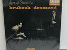 DAVE BRUBECK   Jazz at Storyville. BLUE VINYL Laminated cover in SHRINK. EX EX