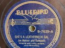 Bluebird 7639 Joe Werner Ramblers LEATHERNECK GAL  78 rpm V+ CAJUN Happy Fats