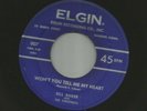 DOOWOP R&B - BILL BAKER w CHESTNUTS - WONT YOU TELL ME MY HEART -HEAR 1959 ELGIN
