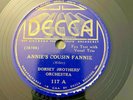 DORSEY BROS. ORCH. Annie's Cousin Fannie DECCA 1934 78 GLENN MILLER SINGS
