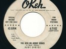 R&B 45 - BABY CORTEZ You Give Me Heebie Jeebies / Honey Baby OKEH Rocker HEAR