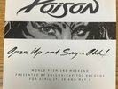 Poison Open Up And Say Ahh World Premiere EX 2LP PROMO ONLY RARE glam hair metal