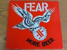 FEAR More Beer LP Restless Records 1985 Punk Hardcore Vinyl