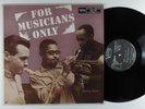 STAN GETZ/DIZZY GILLESPIE/SONNY STITT For Musicians Only VERVE LP mono  