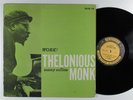 THELONIOUS MONK/SONNY ROLLINS Work  PRESTIGE LP mono  