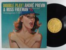 ANDRE PREVIN/RUSS FREEMAN Double Play CONTEMPORARY LP VG+ mono cheesecake cover 