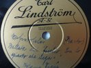 Rare Adamo DIDUR 10 ¾ '' Carl Lindström 78rpm test record