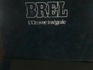 COFFRET  velour LP JACQUES BREL L'oeuvre Intégrale 14 disques 33 BARCLAY