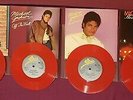 MICHAEL JACKSON 9 SINGLES PACK 7” Red Vinyl + ps in clear wallet 1983 UK MJ1
