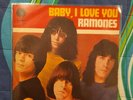 ROCK PUNK RAMONES SIRE LABEL 1980 BABY I LOVE YOU vs DO YOU REMEMBER ROCK'N'ROLL