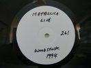 METALLICA LIVE AT WOODSTOCK 1994 WHITE LABEL TEST PRESSING MINT