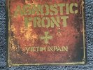 AGNOSTIC FRONT Victim In Pain LP 2009 ReIssue Red Vinyl NYHC Hardcore Bridge 9