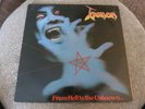 VENOM - FROM HELL TO THE UNKNOWN + X 2 LPS - RED/BLACK VINYL -VERY GOOD++