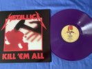 METALLICA KILL ‘EM ALL COLOR PURPLE VINYL LP RECORD ALBUM RARE OPEN BUT UNPLAYED