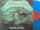 METALLICA   Ride The Lightning   BLUE VINYL LP
