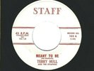 DOO WOP 45  Terry Hull & the Starfires  Staff  103