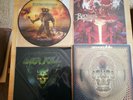 4xVinyl Flotsam&Jetsam Pic, Overkill Shape, Amorphis 2LP, UDO/BOM Split Shape