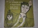 FRENCH ORI SP BOSSA JAZZ LES MASQUES TRIO CAMARA IL FAUT TENIR 196? BIEM VG+ CBS