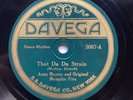 ANNA MEYERS + ORIGINAL MEMPHIS FIVE ‘THAT DA DA STRAIN’ ON  ‘DAVEGA’ 78