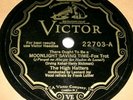 The High Hatters Leonard Joy Victor 22703 record 78 RPM 1931 Frank Luther vocals
