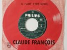 CLAUDE FRANCOIS  ORIGINAL 45 tours pochette cible JUKE BOX PROMO dans une larme