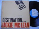 JACKIE MCLEAN Destination Out BLUE NOTE 4165 NY Mono Ear Van GelderJazz  LP