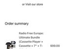 R.E.M Radio Free Europe:  Bundle Record, Cassette Tape & Player & More