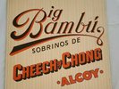 CHEECH AND CHONG BIG BAMBU ALBUM WITH ROLLING PAPER 1972 ODE RECORDS