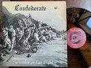 CONFEDERATE - Surrender Or Just Fight - PUNK rock LP 1983 Rikk Agnew So Cal