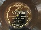 Victor 22072 JIMMIE RODGERS  BLUE YODEL # 5  78 rpm N- 1929 store stock COUNTRY